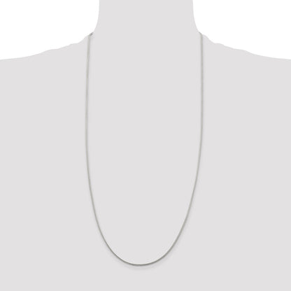 Sterling Silver 1.45mm Diamond-cut Round Franco Chain