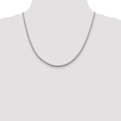 Sterling Silver 2.5mm Diamond-cut Round Franco Chain