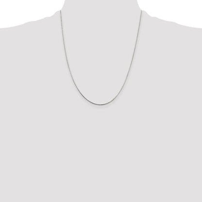 Sterling Silver .85mm Diamond-cut Snake Chain