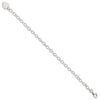 Sterling Silver Engraveable Heart Charm Bracelet