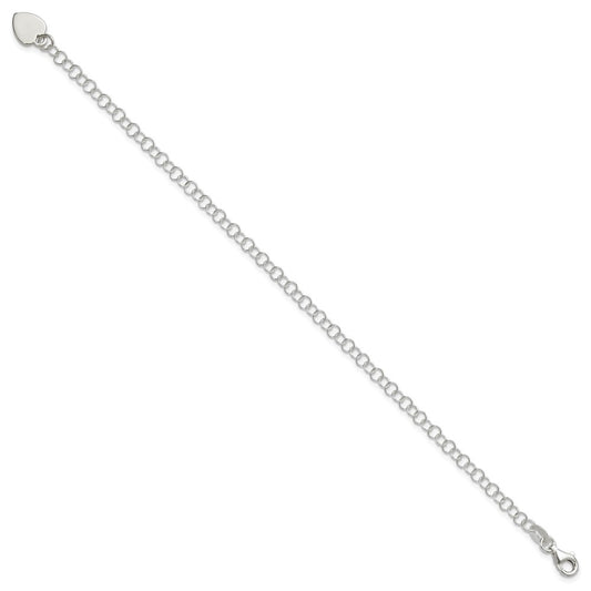Sterling Silver Round Link Bracelet