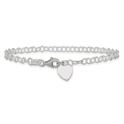 Sterling Silver Round Link Bracelet