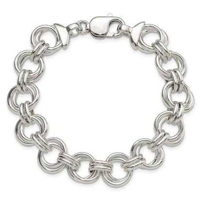 Sterling Silver Fancy Link Bracelet
