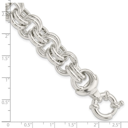 Sterling Silver Fancy Link Bracelet