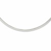 Sterling Silver Polished 4mm Neck Collar