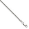 Sterling Silver 2mm Snake Chain 9 inch Plus 1 inch Extender - Total 10 inch Anklet