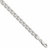 Sterling Silver 5.5mm Double Link Charm Bracelet