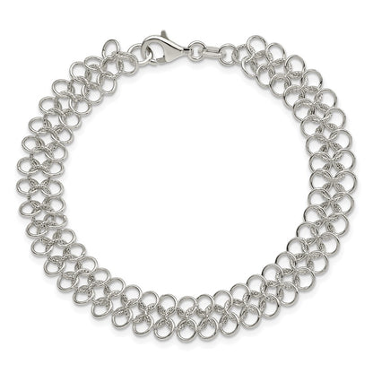 Sterling Silver Fancy Link Bracelet