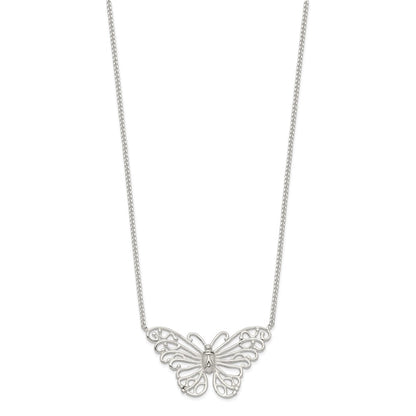 Sterling Silver Butterfly Necklace