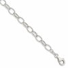 Sterling Silver Polished Fancy Link Bracelet