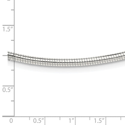 Sterling Silver Round 2.75mm Neckwire Necklace