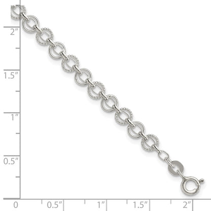 Sterling Silver 5mm Fancy Bracelet