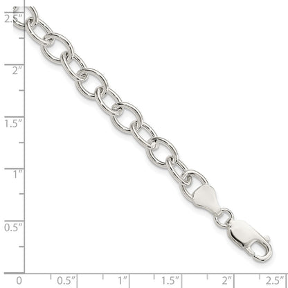Sterling Silver Cable 6.75mm Bracelet