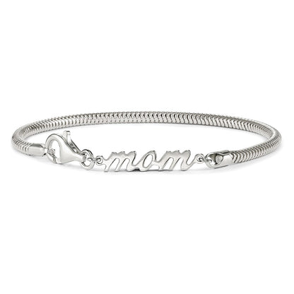 Sterling Silver MOM Bracelet