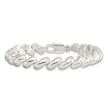 Sterling Silver Fancy Polished San Marco Bracelet