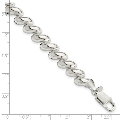 Sterling Silver Fancy Polished San Marco Bracelet