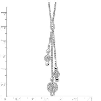 Sterling Silver Beaded Necklace