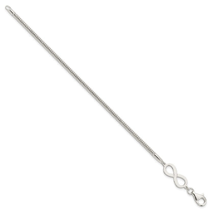 Sterling Silver Infinity Symbol Bracelet