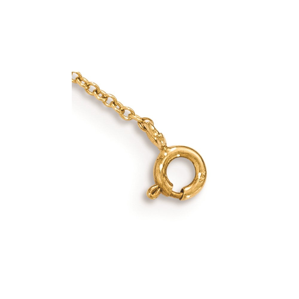 Sterling Silver Polished Gold-plated Tree with CZ Bracelet