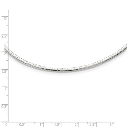 Sterling Silver 3mm Cubetto Necklace