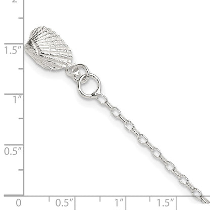 Sterling Silver Shell Anklet
