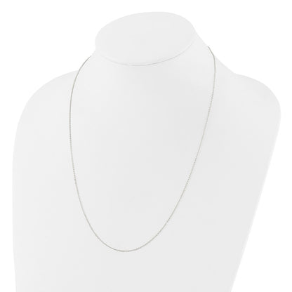 Sterling Silver Polished 1.15mm Cable Adjustable Necklace