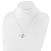 Sterling Silver Enamel YOU ARE MY SUNSHINE Crystal Sun Necklace