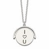 Sterling Silver I Love You Forever Necklace