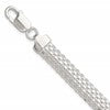 Sterling Silver Polished 8.5mm Bismark 7in Bracelet