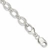 Sterling Silver 8.5inch Fancy Link Bracelet