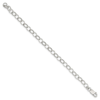 Sterling Silver 8.5inch Fancy Link Bracelet