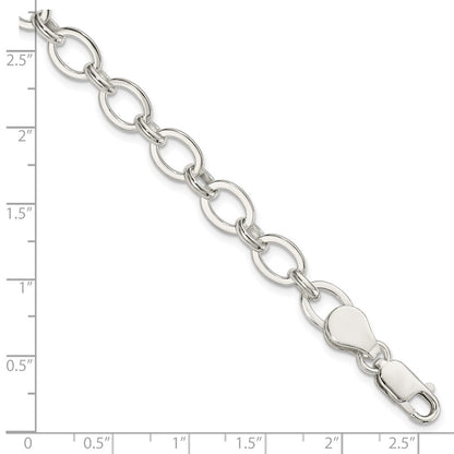 Sterling Silver 7 inch Fancy Link Bracelet