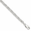 Sterling Silver 7.5inch Polished Fancy Link Bracelet