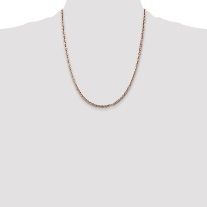 Sterling Silver Antiqued 3.25mm Solid Square Spiga Chain