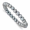 6-7mm Grey Freshwater Cultured Pearl Stretch Bracelet