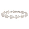 De-Ani Sterling Silver Rhodium-plated Polished Sea Turtle 7.5 inch Bracelet