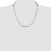 Sterling Silver Rhodium-plated 8mm Magic Herringbone Chain