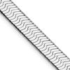 Sterling Silver Rhodium-plated 8.75mm Magic Herringbone Chain