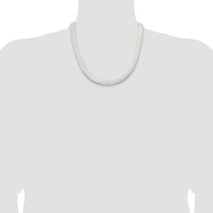 Sterling Silver 10.5mm Magic Herringbone Chain