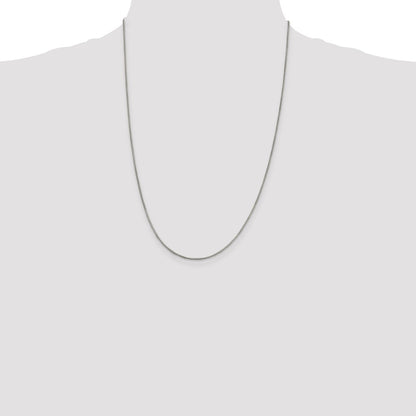 Sterling Silver 1.25mm Round Box Chain