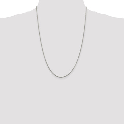 Sterling Silver 1.5mm Round Box Chain