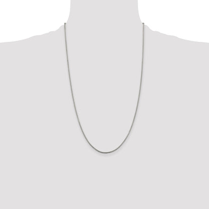 Sterling Silver 1.5mm Round Box Chain