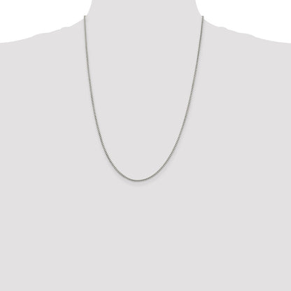 Sterling Silver 1.75mm Round Box Chain