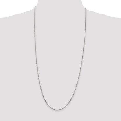 Sterling Silver 1.75mm Round Box Chain