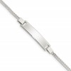 Sterling Silver Adjustable Baby ID Bracelet