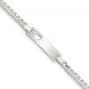 Sterling Silver Baby ID with Cut-out Heart Bracelet