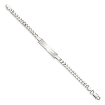 Sterling Silver Baby ID Bracelet