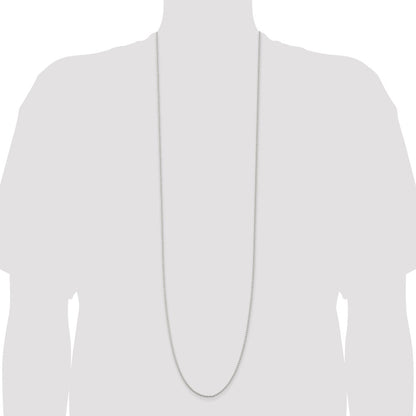 Sterling Silver 2mm Beaded Chain