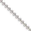 Sterling Silver 3mm Beaded Chain