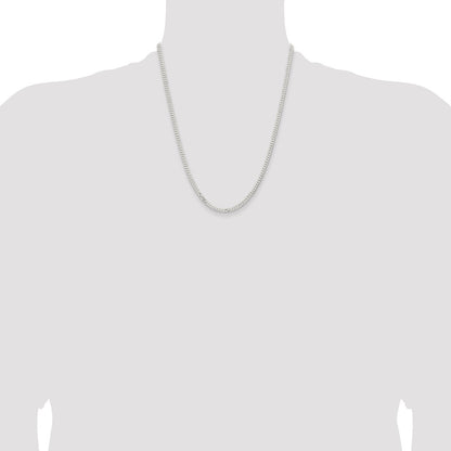 Sterling Silver 3.15mm Flat Curb Chain
